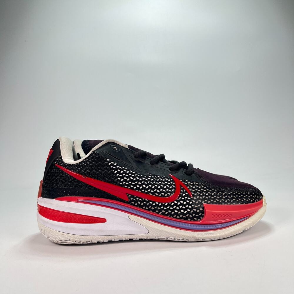 Nike Air Zoom G.T. Cut 1 Black Fusion Red Basketball Shoes CZ0175-003 Men's Sz 7